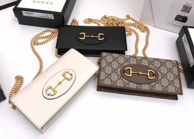 gucci古奇WOC系列馬銜